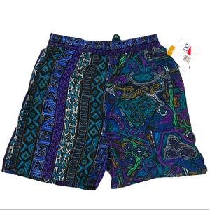 VINTAGE SPEEDO Boys Swimtrunks Size XL NWT